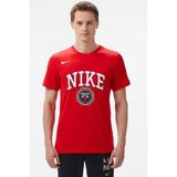 Nike Nba Chicago Bulls Mens Tee Red Grafik Baskılı Erkek Tişört Kırmızı