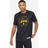 Nike Nba Los Angeles Lakers Legend Practice Tee Black Grafik Baskılı Erkek Tişört Siyah - M