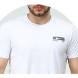 Nike Newforss EF-4226 Beyaz Erkek Polyester Mesh Battal Beden T-Shirt