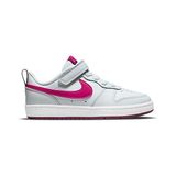 Nike Nıke Court Borough Low 2 (Psv) Çocuk Günlük Ayakkabı BQ5451-015 Beyaz - 001-Renkli