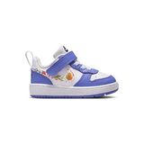 Nike Nıke Court Borough Low Fl (Td) Bebek Günlük Ayakkabı IQ0877-100 Beyaz - 001-Renkli