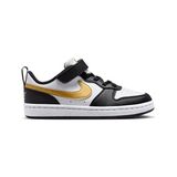 Nike Nıke Court Borough Low Recraft (Ps) Çocuk Günlük Ayakkabı DV5457-008 Siyah - 001-Renkli