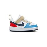 Nike Nıke Court Borough Low Recraft (Td) Bebek Günlük Ayakkabı DV5458-124 Beyaz - 001-Renkli