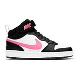 Nike Nıke Court Borough Mıd 2 (Gs) Genç Günlük Ayakkabı CD7782-005 Siyah - 001-Renkli