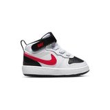 Nike Nıke Court Borough Mıd 2 (Tdv) Bebek Günlük Ayakkabı CD7784-110 Beyaz - 001-Renkli