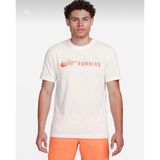 Nike Nike Dri Fit Tee Run Energy Krem Erkek T-Shirt FQ3920-133