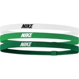 Nike Nıke Elastıc Headbands 2.0 3 Pk Saç Bandı - Yeşil - Beyaz