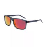 Nike Nıke Fire P N 8024XN 021 54 Unisex Polarize Dikdörtgen Gri Aynalı Kemik Güneş Gözlüğü