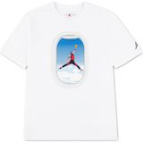 Nike Nıke Jordan Aır Jordan Plane Wındow Ss Tee Erkek Çocuk Tişört 95F903 - 12 - 13 Yaş - 001-Beyaz
