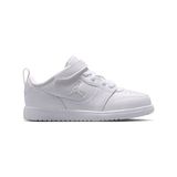 Nike Nıke Jordan Court Connect Low (Ps) Çocuk Günlük Ayakkabı IQ6046-100 Beyaz - 001-Renkli