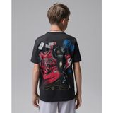 Nike Nıke Jordan Jdb Mıke's Gear Erkek Çocuk Tişört - 12 - 13 Yaş - Siyah - Kırmızı