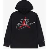 Nike Nıke Jordan Jdb Mj Jumpman Aır Hooded Ls Erkek Çocuk Sweatshirt - 13 - 15 Yaş - Siyah - Kırmızı