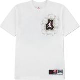 Nike Nıke Jordan Jersey Break Through Erkek Çocuk Tişört 95F605 - 8 - 10 Yaş - Kırık Beyaz