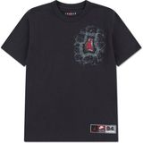 Nike Nıke Jordan Jersey Break Through Erkek Çocuk Tişört 95F605 - 8 - 10 Yaş - Siyah - Kırmızı