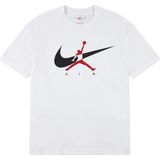Nike Nıke Jordan Jumpman Swoosh Intersectıo Erkek Çocuk Tişört 95F481 - 10 - 12 Yaş - 001-Beyaz
