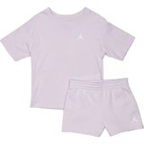 Nike Nıke Jordan Kız Çocuk Şort T-Shırt Takım 3BD721-P6I - 044-Mor