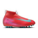 Nike Nıke Jr. Mercurıal Superfly 10 Academy Genç Çim Zemin Kramponu FQ8308-800 Kırmızı - Renkli
