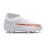 Nike Nıke Jr Mercurıal Superfly 11 Club Fg/mg Genç Çoklu Çim Zemin Kramponu IO1552-100 Beyaz - Renkli