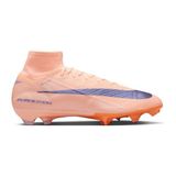 Nike Nıke Mercurıal Superfly 10 Elıte Fg Lv8 Erkek Çim Zemin Kramponu IO8215-850 Turuncu - Renkli