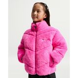 Nike Nıke Quılted Faux Fur Jkt Kız Çocuk Mont - Fuşya - 6 - 7 Yaş