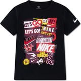 Nike Nıke Rwb Collage Tee Erkek Çocuk Tişört 9Q1451 - 8 - 10 Yaş - 023-Siyah