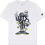 Nike Nıke Rwb Lets Get It Capmando Tee Erkek Çocuk Tişört 9Q1465 - 10 - 12 Yaş - 001-Beyaz