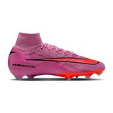 Nike Nıke Zm Mercurıal Superfly 10 Elıte Fg Erkek Çim Zemin Kramponu FQ1454-600 Kırmızı - Renkli