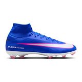 Nike Nıke Zm Mercurıal Superfly 10 Pro Fg Erkek Çim Zemin Kramponu HF9433-446 Mavi - Renkli