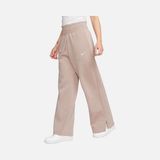 Nike Nsw Phoenix Fleece Hr Pant Wide Kadın Polarlı Yüksek Belli Kahverengi Eşofman Altı DQ5615-208 - Açık Kahverengi