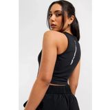 Nike Nsw Tank Top Gls Dar Kesim Kadın Crop Siyah Tişört