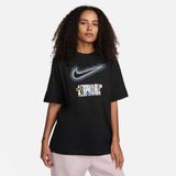 Nike Nsw Tee Oc2 Bf Festival Kadın Siyah Loose Fit T-Shirt FV4262 - XS