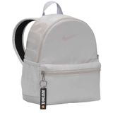 NIKE Older Girls Mini Brasillia Just Do It sırt çantası, gri, S, Gri, S