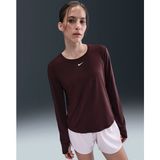 Nike One Classic IB9403-652 Kadın Dri-Fıt Uzun Kollu Üst - M - Bordo
