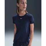 Nike One Classic IB9408-410 Dri-Fıt Kısa Kollu Kadın Tişört - Lacivert - XS