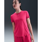 Nike One Classic IB9408-666 Dri-Fıt Kısa Kollu Kadın Tişört - Pembe - XS