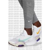 Nike One Diamond Shine 7/8 Leggins 2 Cepli Yapay Elmaslı Toparlayıcı Tayt Gri
