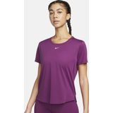 Nike One Dri Fit Training T-Shirt Kadın Antreman Tişörtü Mor
