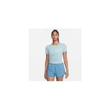 Nike One Luxe Dri Fit Standard Kadın Tişört DD4921-442 - XS - Lacivert