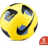Nike Park Team 2.0 Futbol Topu Sarı Renkli Çim Saha İçin Dayanıklı Deri Dış Saya 5 Numara DN3607-765