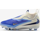 Nike Phantom 6 High Academy Lv8 Fg Çocuk Mavi Krampon Plastik Malzeme Yüksek Bilekli Erkek Çocuk - 001 - Beyaz