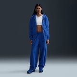 Nike Phoenix Fleece Fz Hoodie Normal Kalıp Kadın Sweatshirt-Sportxstore - Mavi