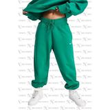 Nike Phoenix Fleece Oversize Kesim Kadın Spor Eşofman Altı - Yeşil