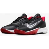 Nike Precision Vıı FN4322-002 Basketbol Ayakkabısı Normal Bilekli Deri Dış Materyal ile Erkekler İçin - Kırmızı - Siyah - Kırmızı
