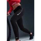 Nike Pro 365 Mid Rise Dri-Fit Womens Tight Grafik Baskılı Kadın Antreman Taytı Siyah