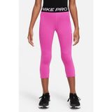 Nike Pro Dri Fit 3/4 Lenght Leggings Pink Kız Çocuk Capri Tayt Pembe