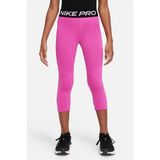 Nike Pro Dri Fit 3/4 Lenght Leggings Pink Toparlayıcı Capri Tayt Pembe - XL
