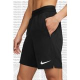 Nike Pro Dri Fit Flex Vent Max 8 inch Shorts Fermuarlı Erkek Antrenman Şortu Siyah