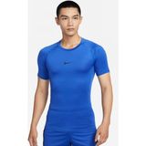 Nike Pro Dri-Fit Sıkı Kesim Erkek Mavi Spor Tişört - L