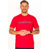 Nike Pro Dri Fit Training Tee Erkek Antreman Tişört Kırmızı - L