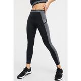 Nike Pro High Rise 7/8 Training Leggings with Pockets Yüksek Belli 7/8 2 Cepli Antrenman Taytı Siyah